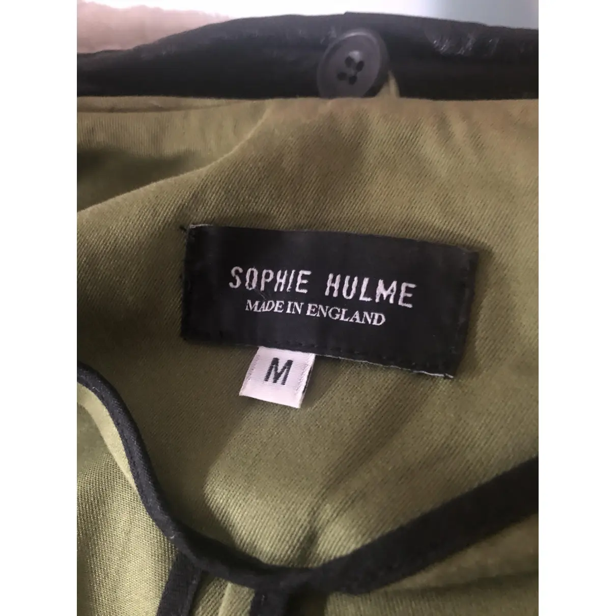 Green Cotton Coat Sophie Hulme