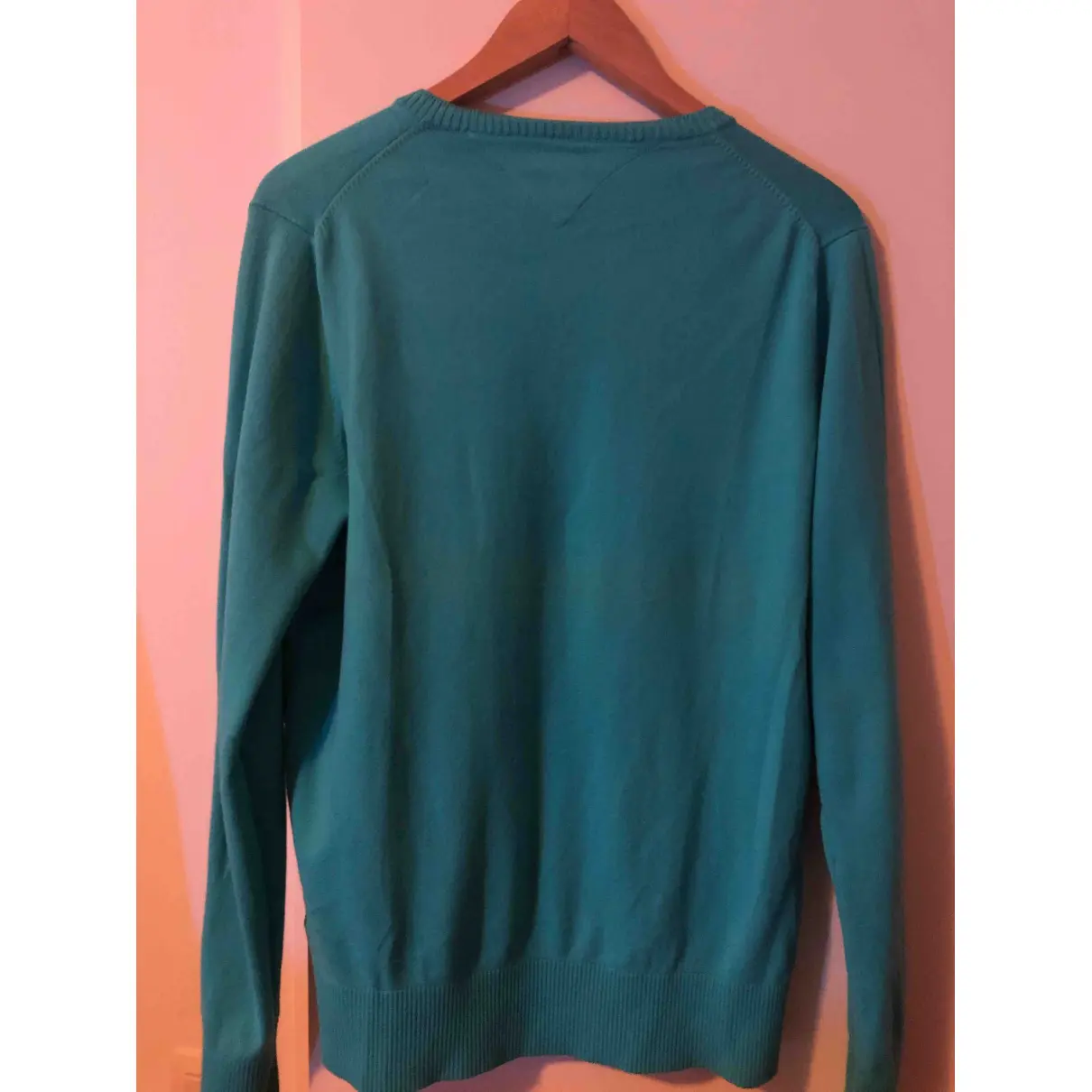 Buy Tommy Hilfiger Green Cotton Knitwear & Sweatshirt online