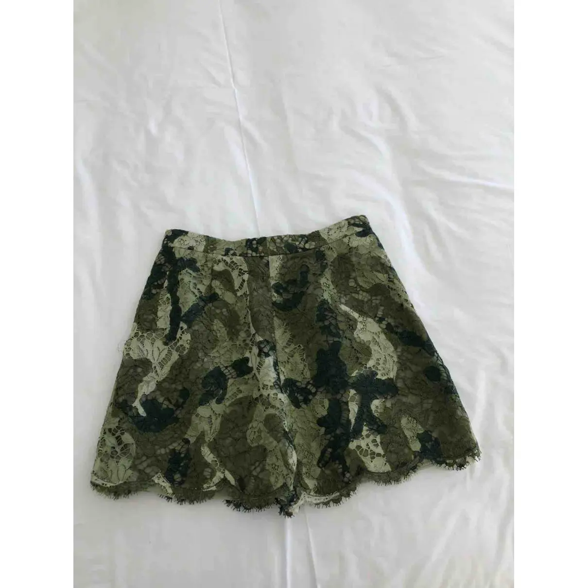 Buy Valentino Garavani Green Cotton Shorts online