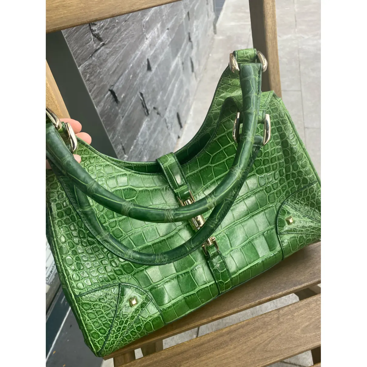 Jackie 1961 crocodile handbag Gucci