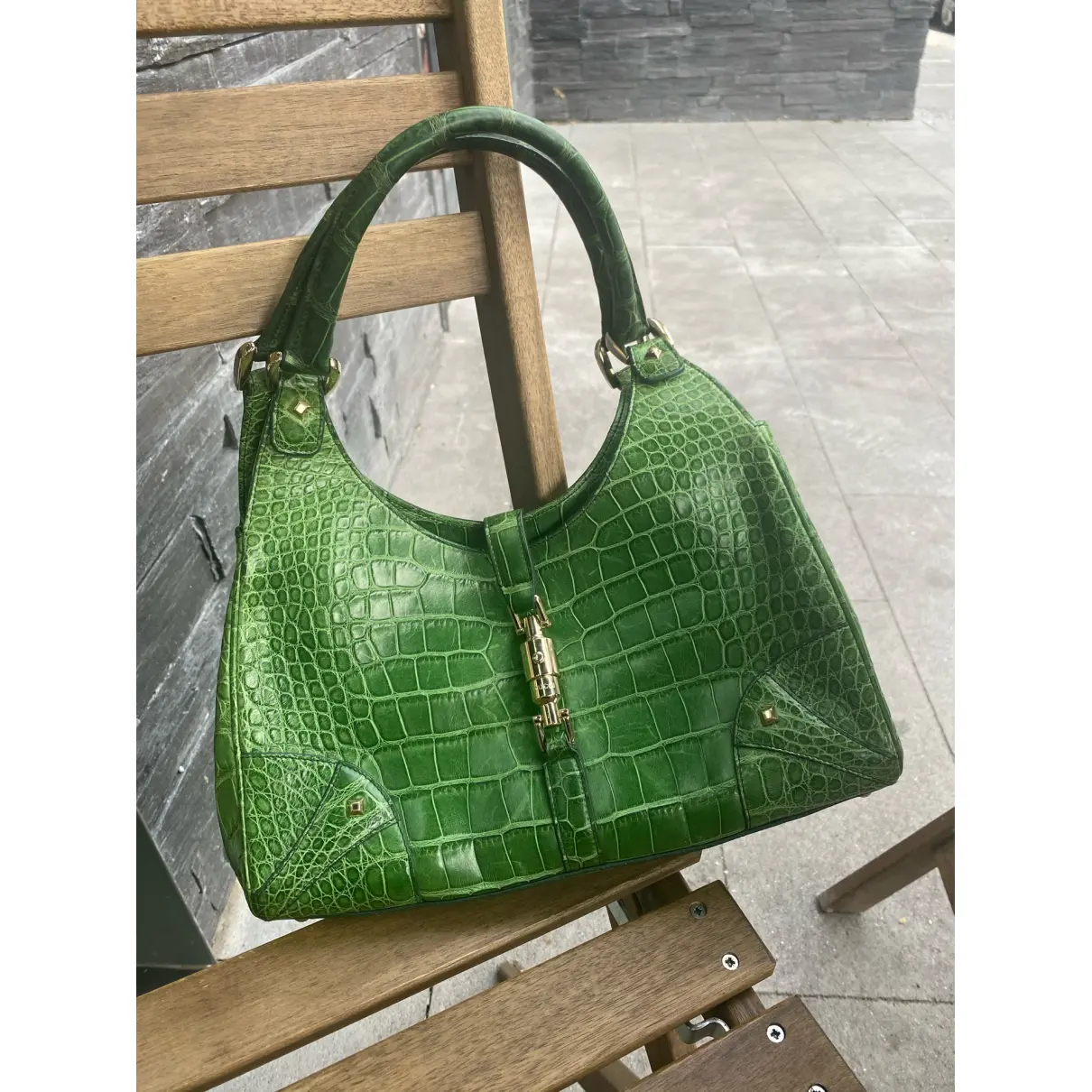 Jackie 1961 crocodile handbag Gucci