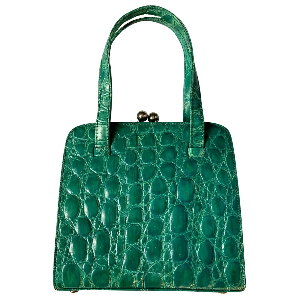 Crocodile handbag Luciano Padovan - Vintage