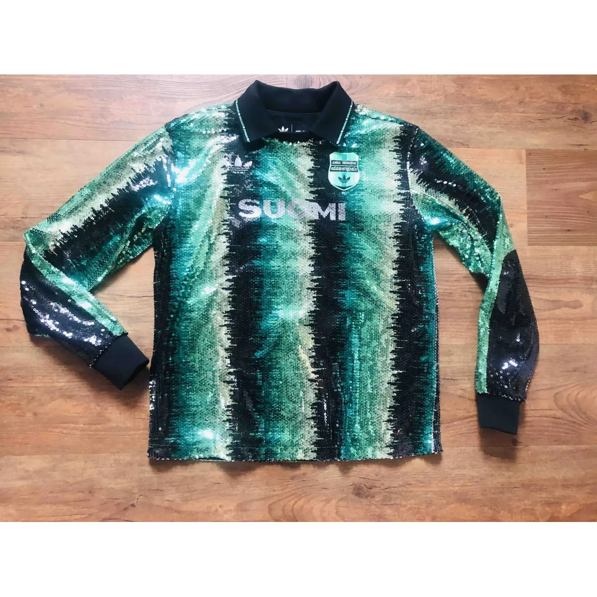 Adidas Glitter jersey top for sale