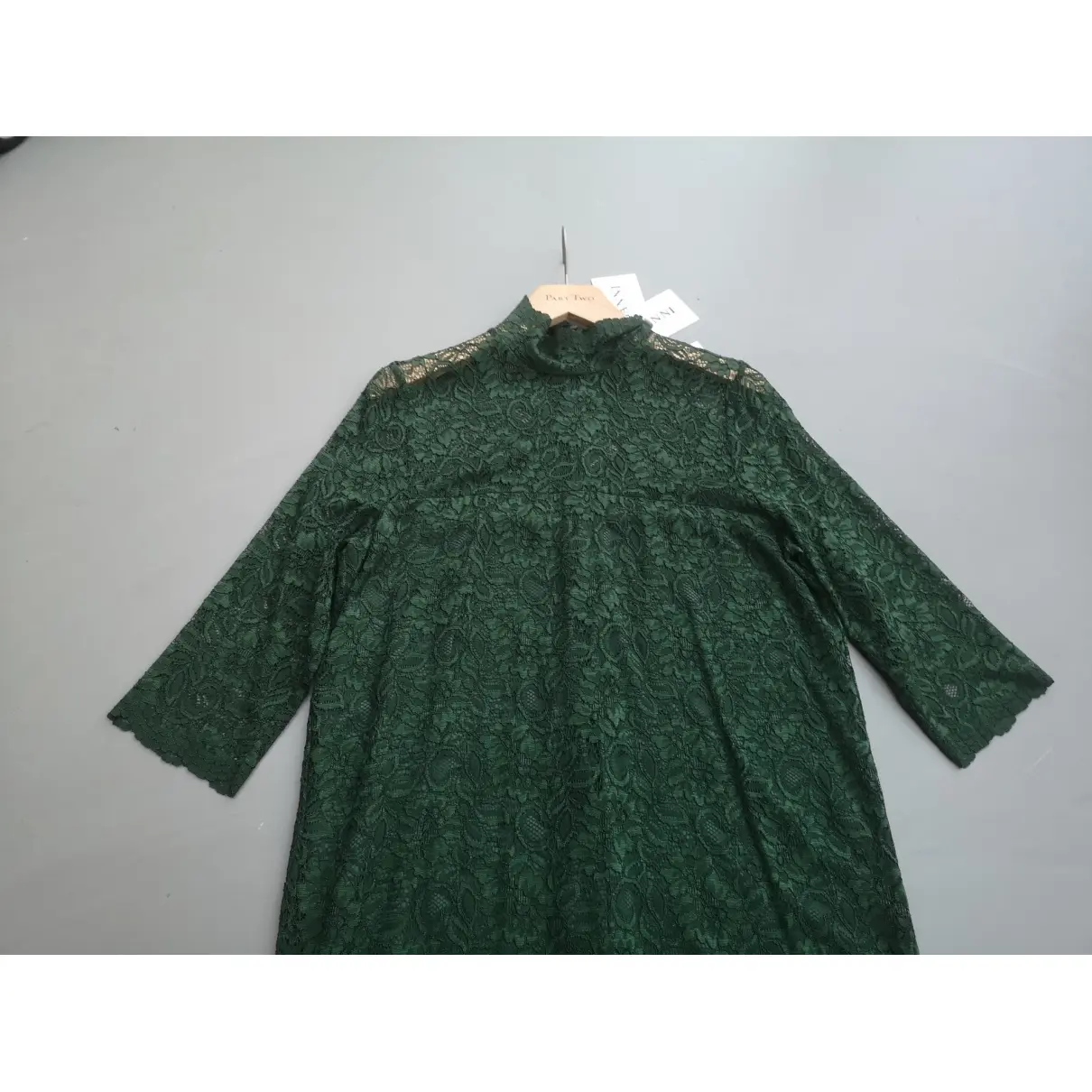 Buy Ganni Lace mid-length dress online