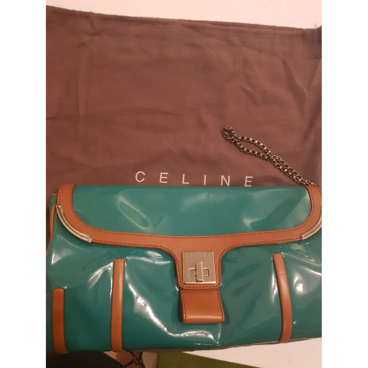 All Soft leather handbag Celine - Vintage