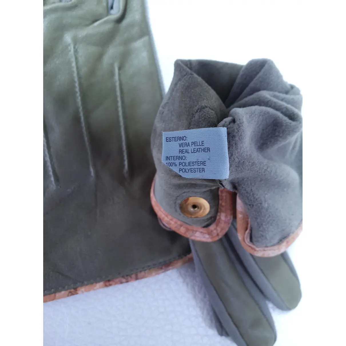 Buy ALVIERO MARTINI Leather gloves online
