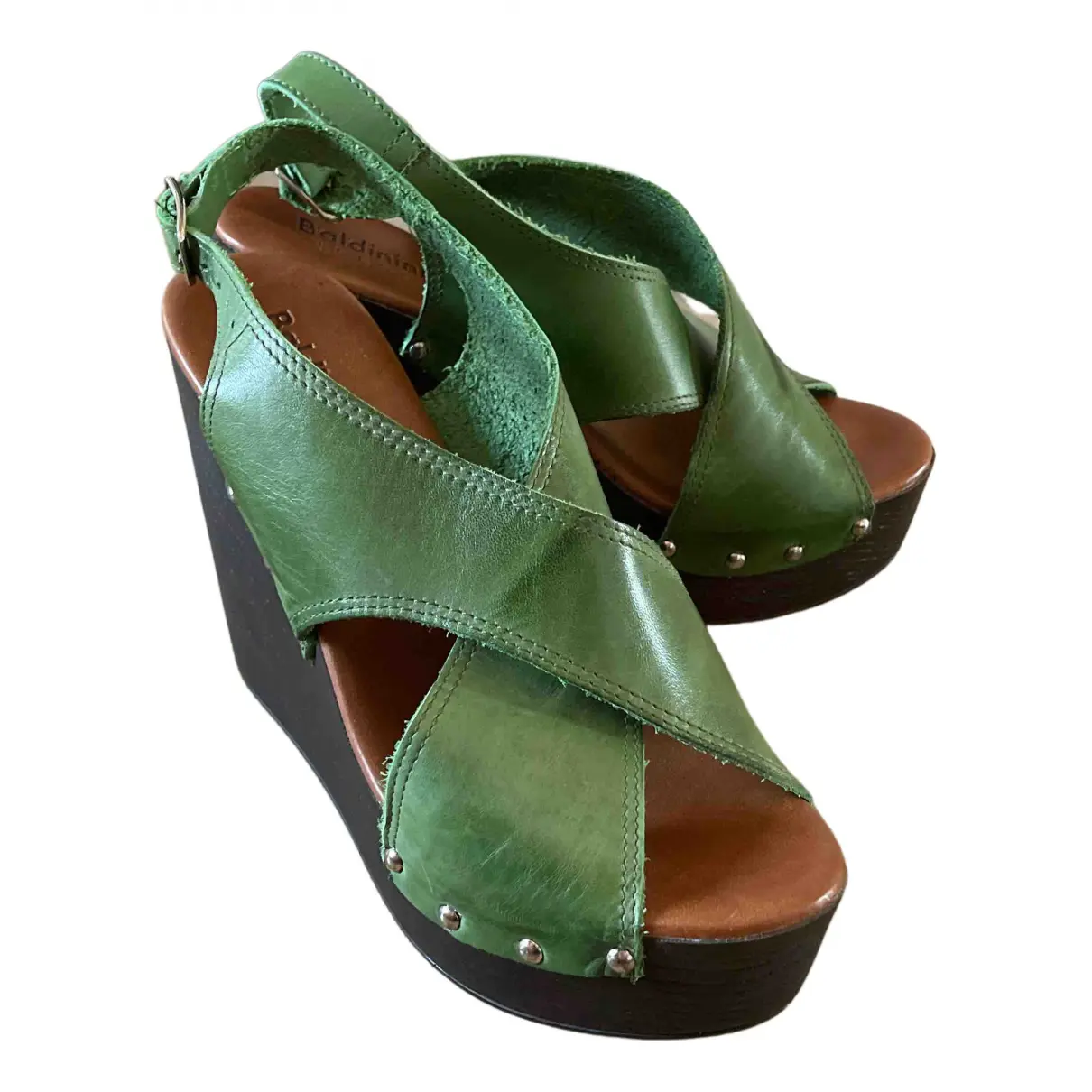 Leather sandal Baldinini