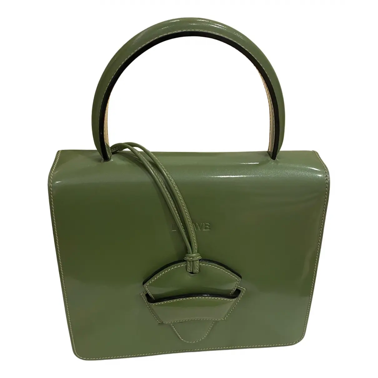 Barcelona leather handbag Loewe - Vintage