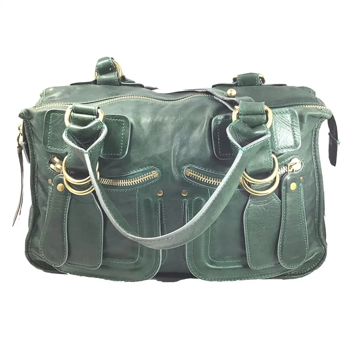 Bay leather satchel Chloé