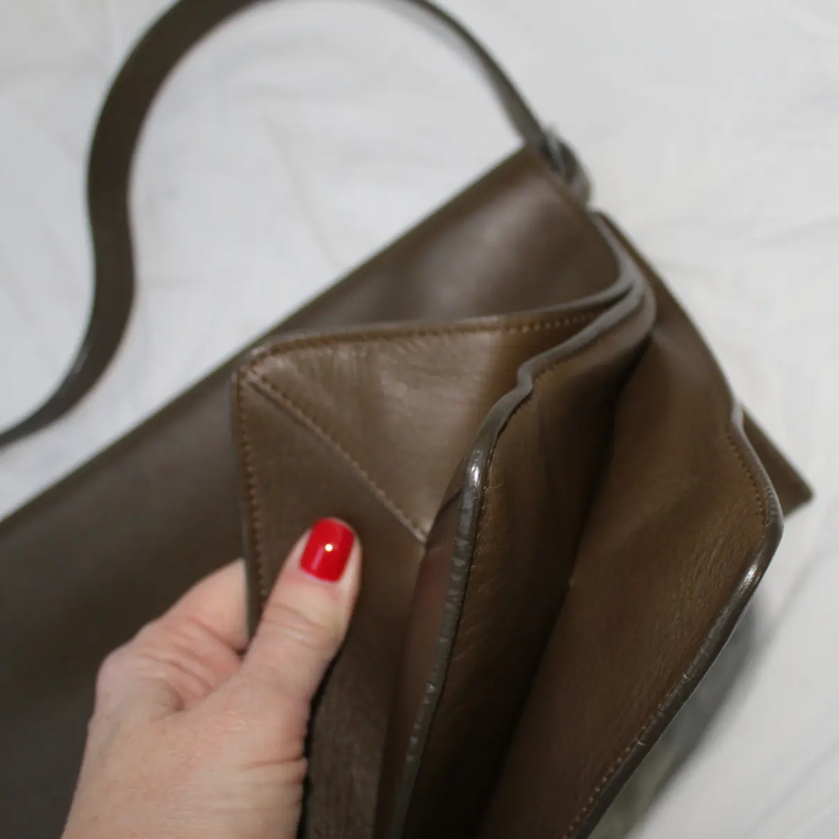 Blade leather handbag Celine