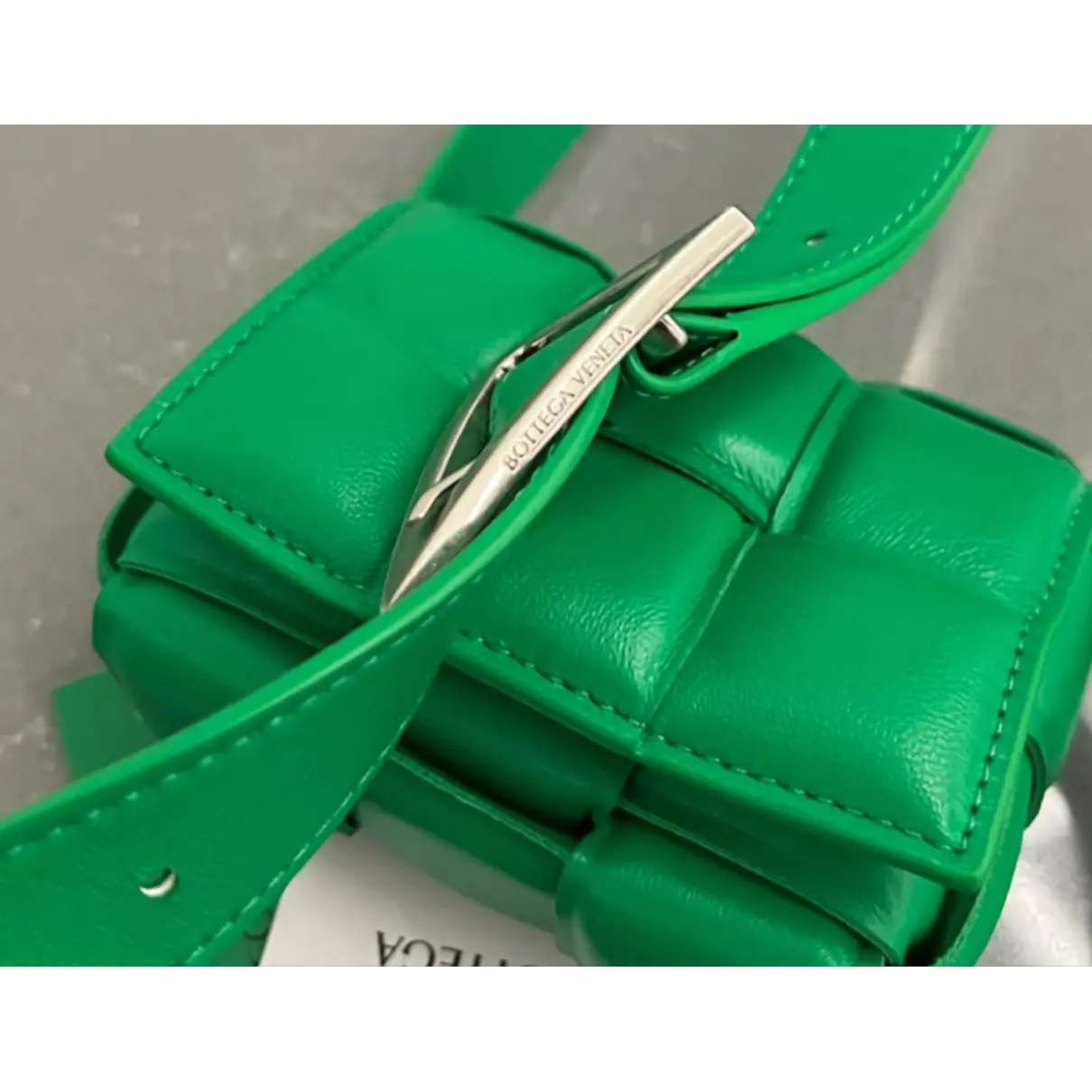 Cassette Padded leather handbag Bottega Veneta
