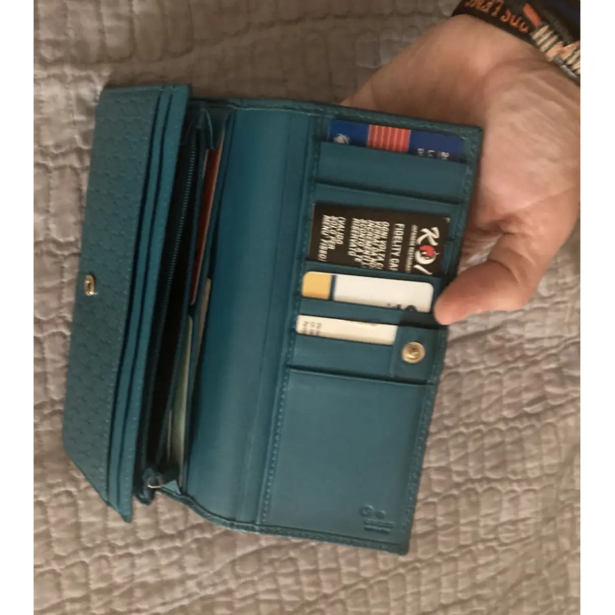 Continental leather wallet Gucci