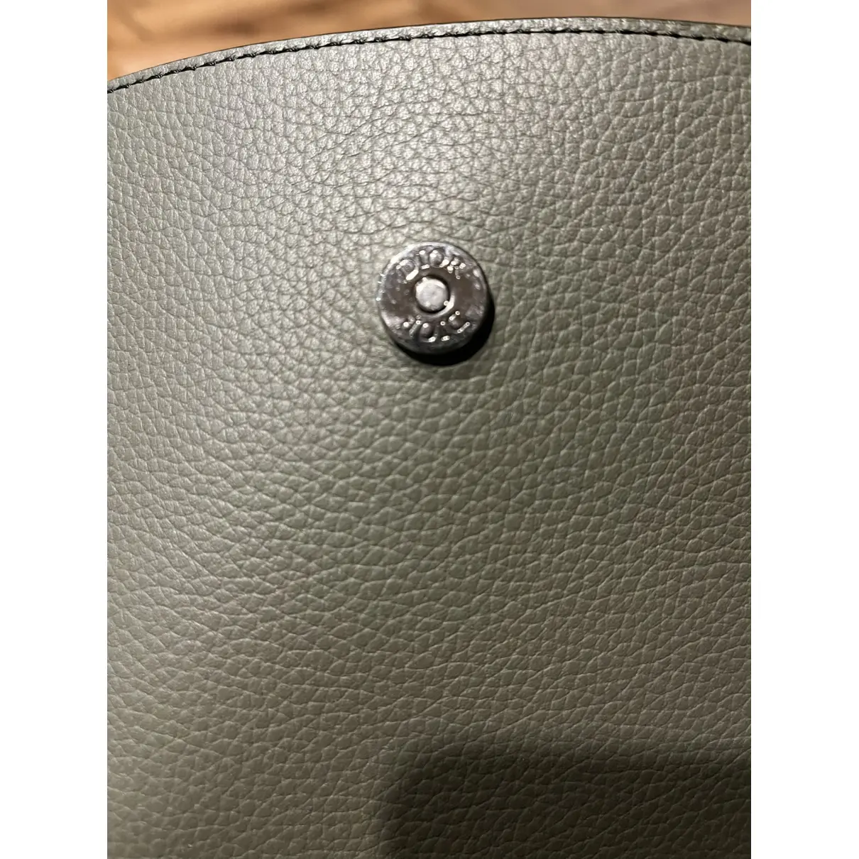 Leather satchel Dior