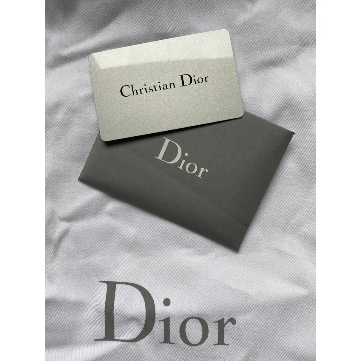 Leather tote Dior