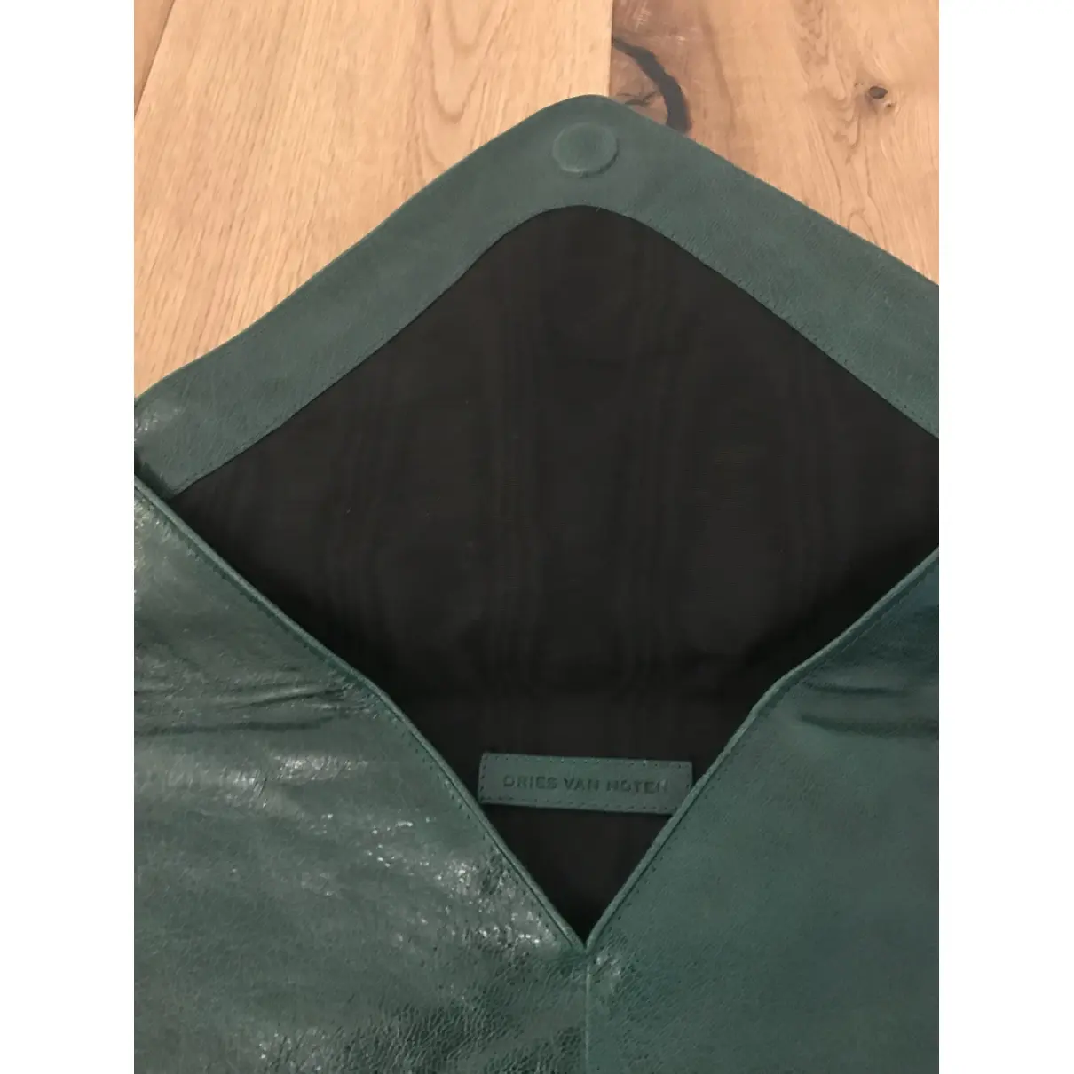 Buy Dries Van Noten Leather clutch bag online