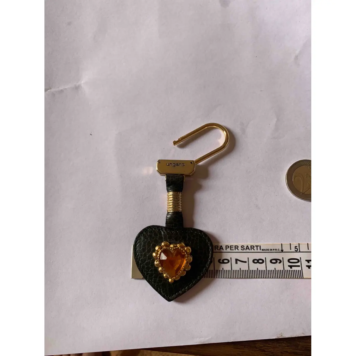 Leather key ring Emanuel Ungaro - Vintage