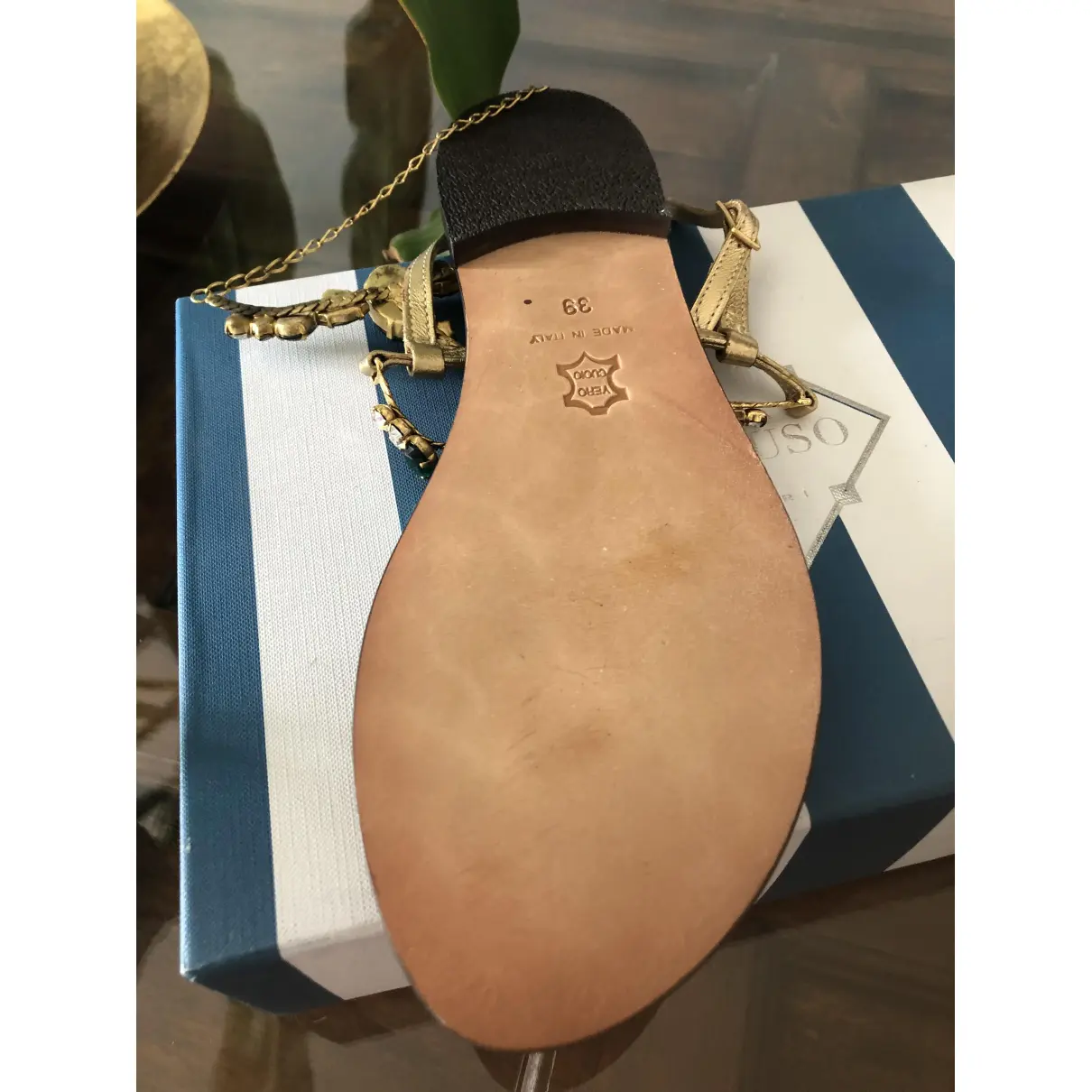 Leather sandals Emanuela Caruso Capri