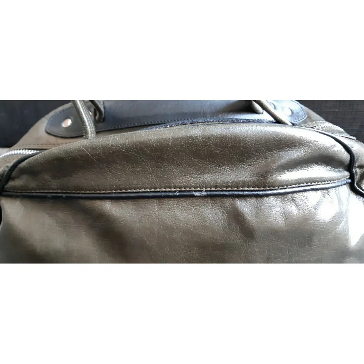 Leather weekend bag Emporio Armani