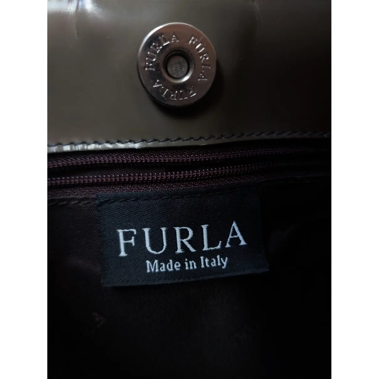 Leather backpack Furla