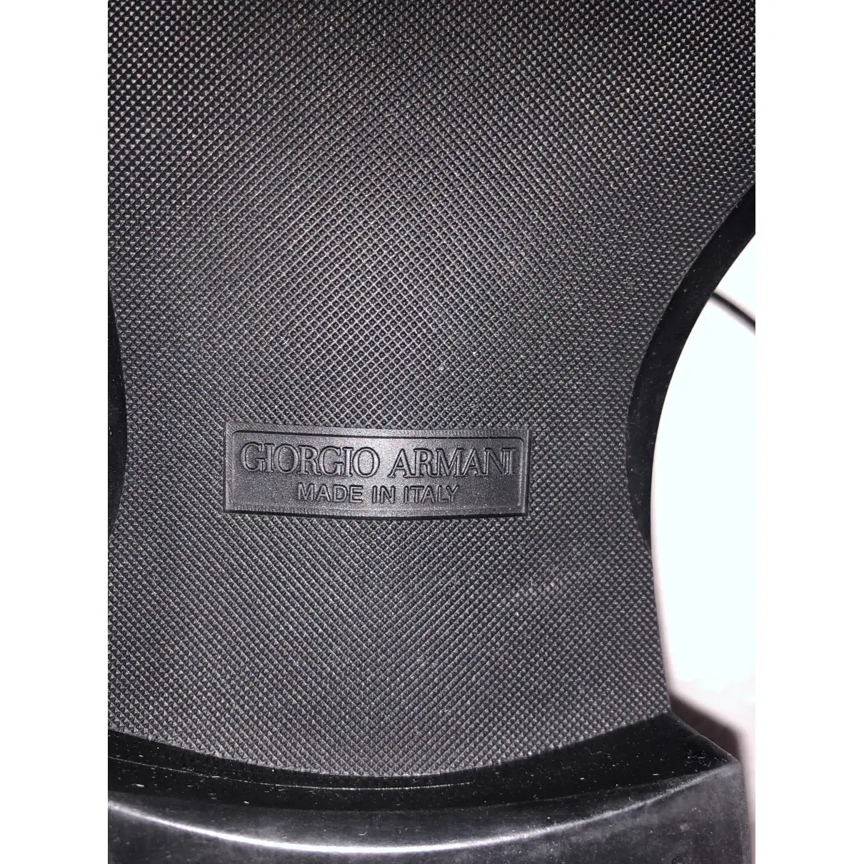 Leather boots Giorgio Armani
