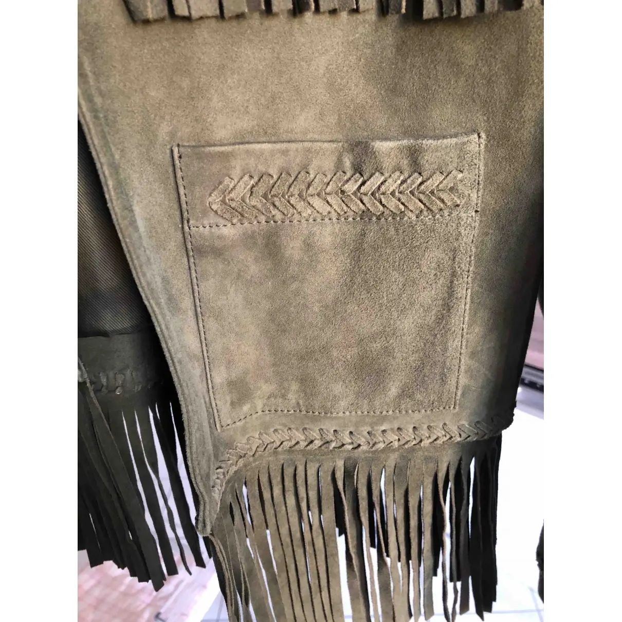 Goosecraft Leather short vest for sale