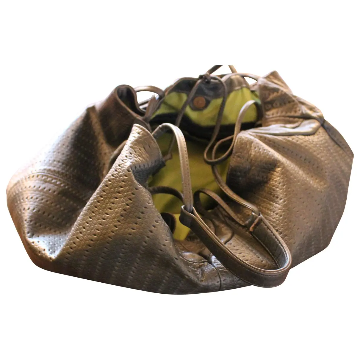 Green Leather Handbag Brontibay
