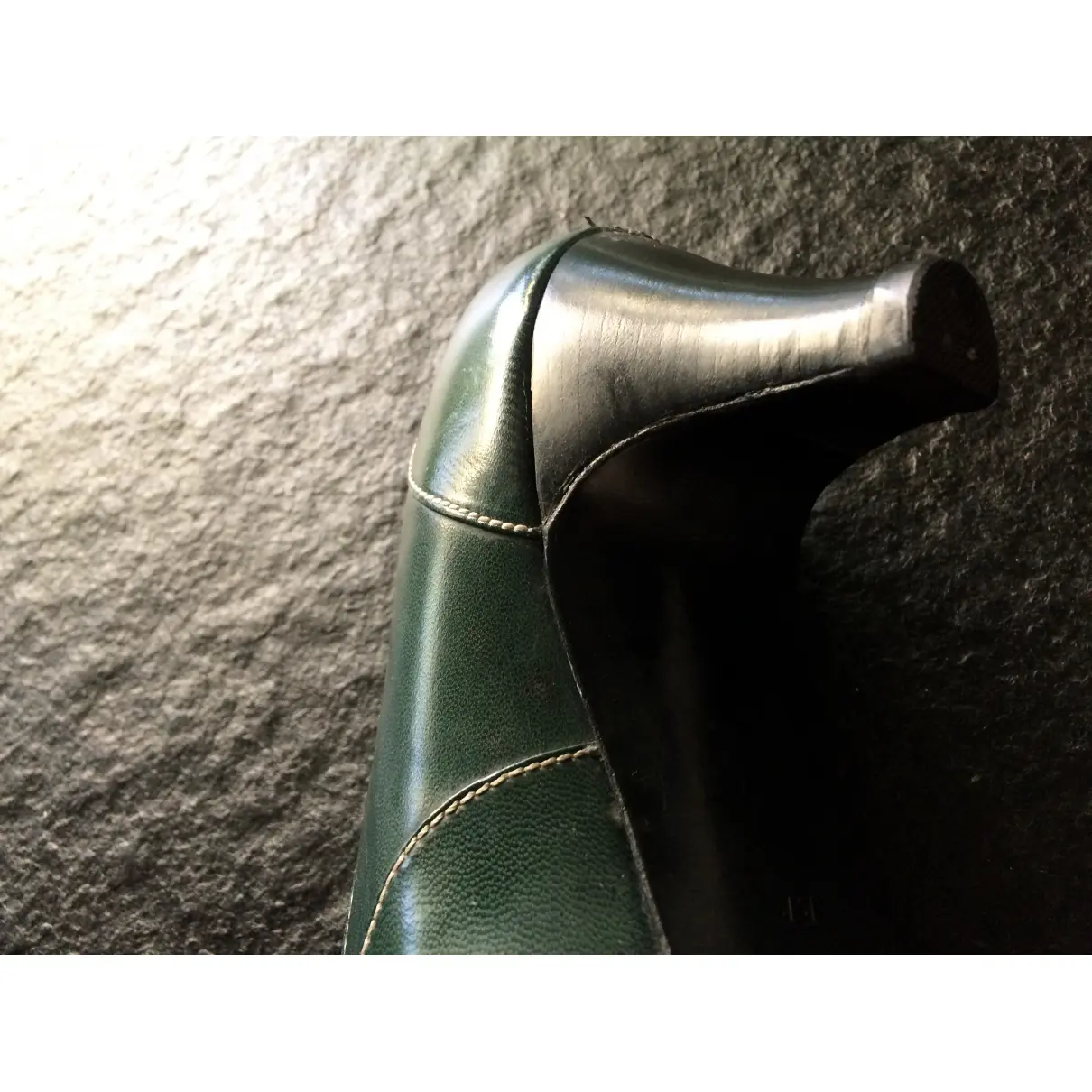 Leather heels Hermès