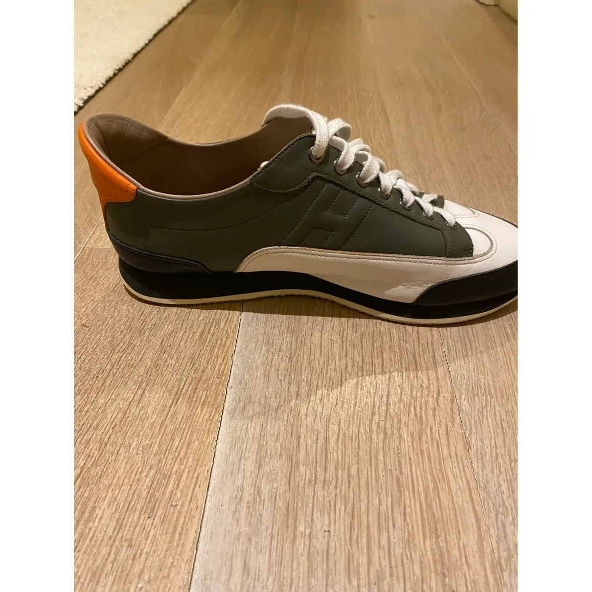 Buy Hermès Leather low trainers online