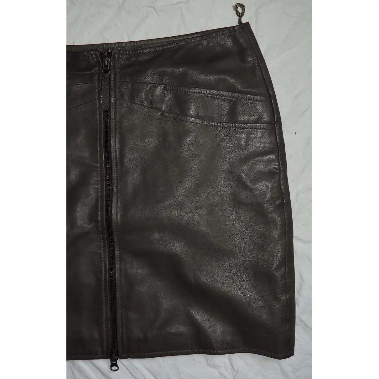 Buy Les Petites Leather skirt online