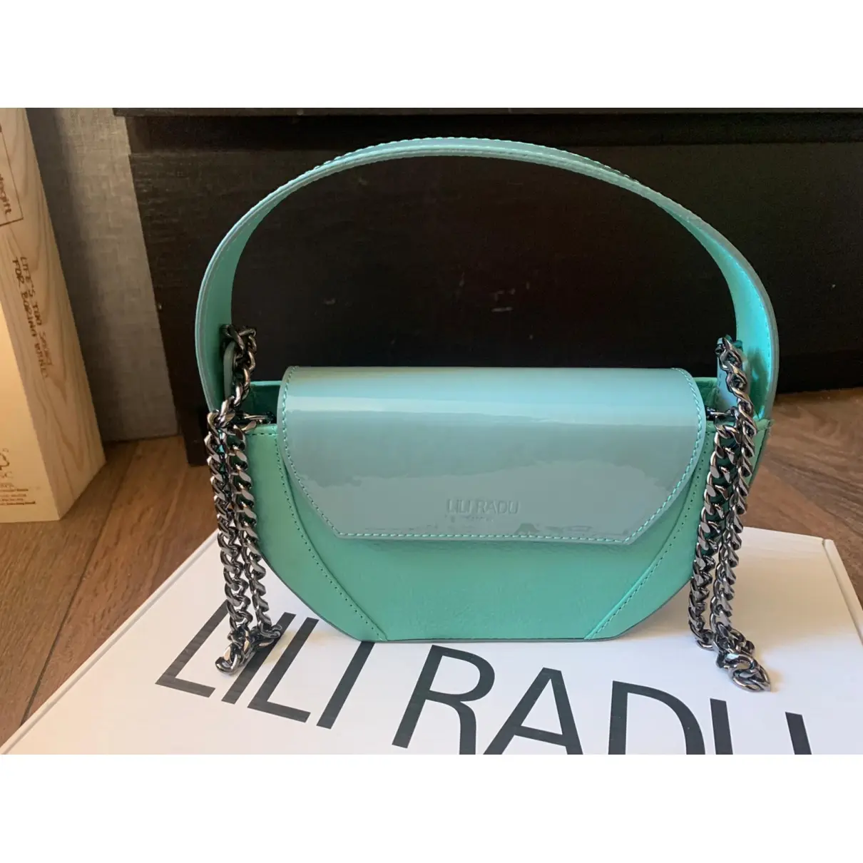 Leather mini bag Lili Radu