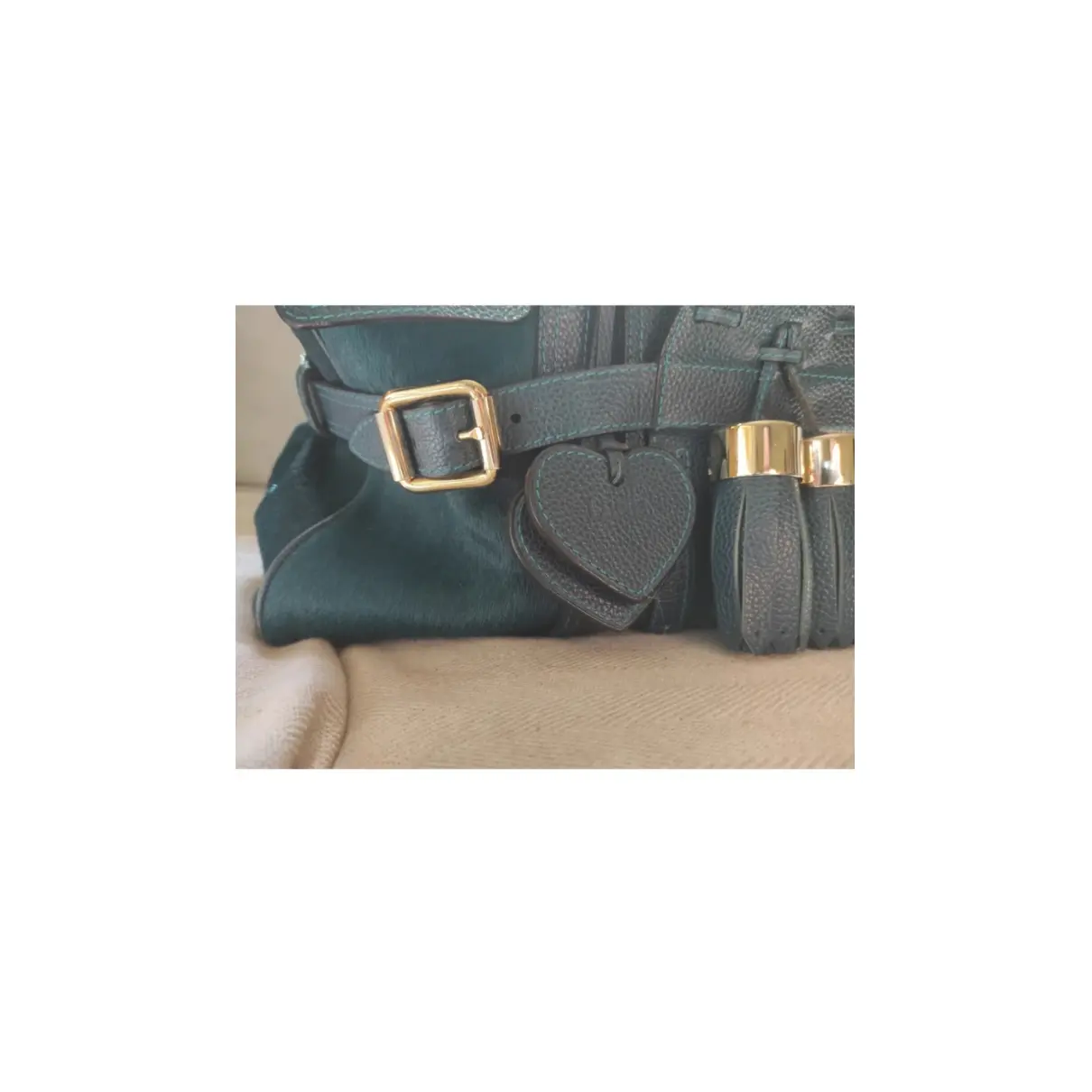 Leather handbag Luella