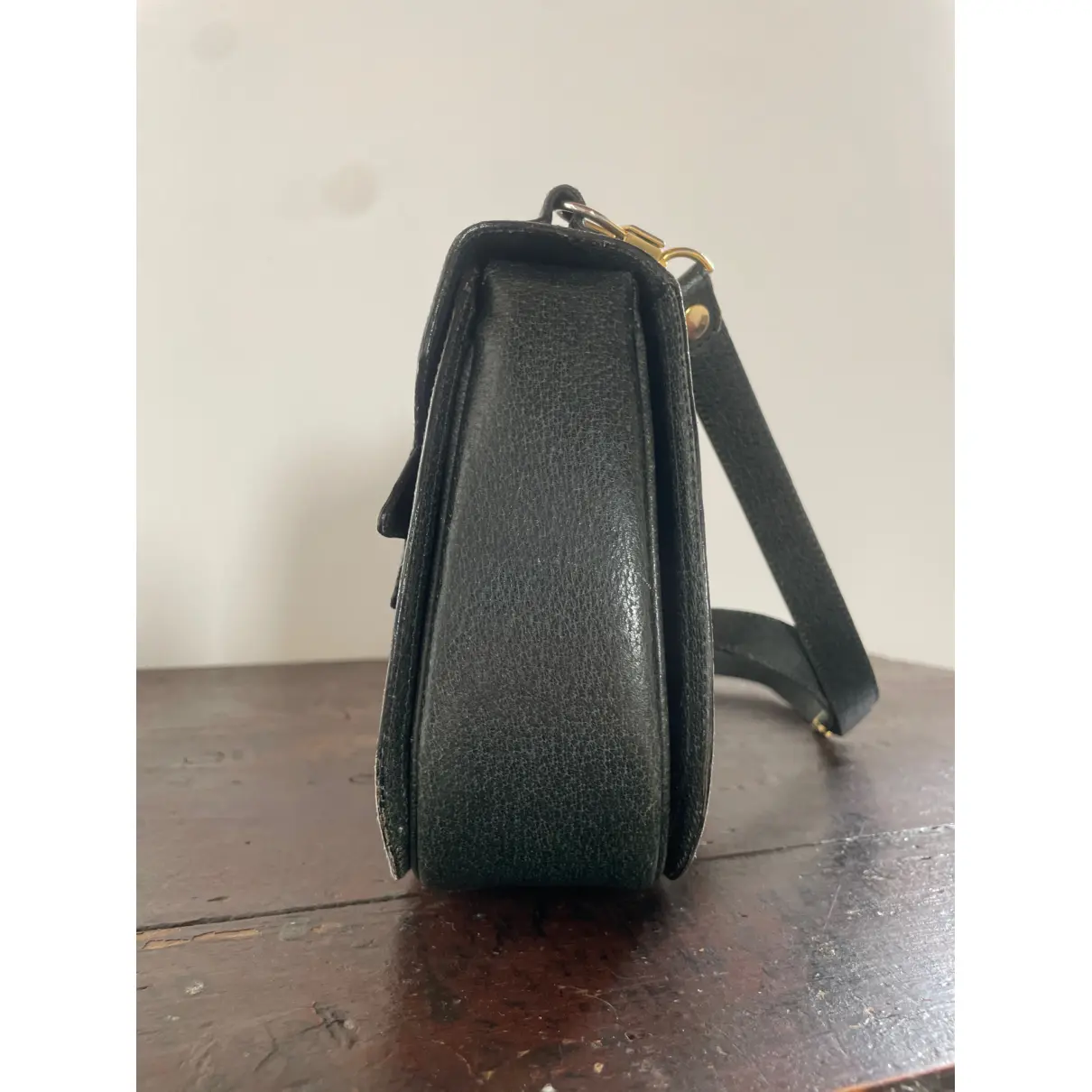 Leather handbag Moschino - Vintage
