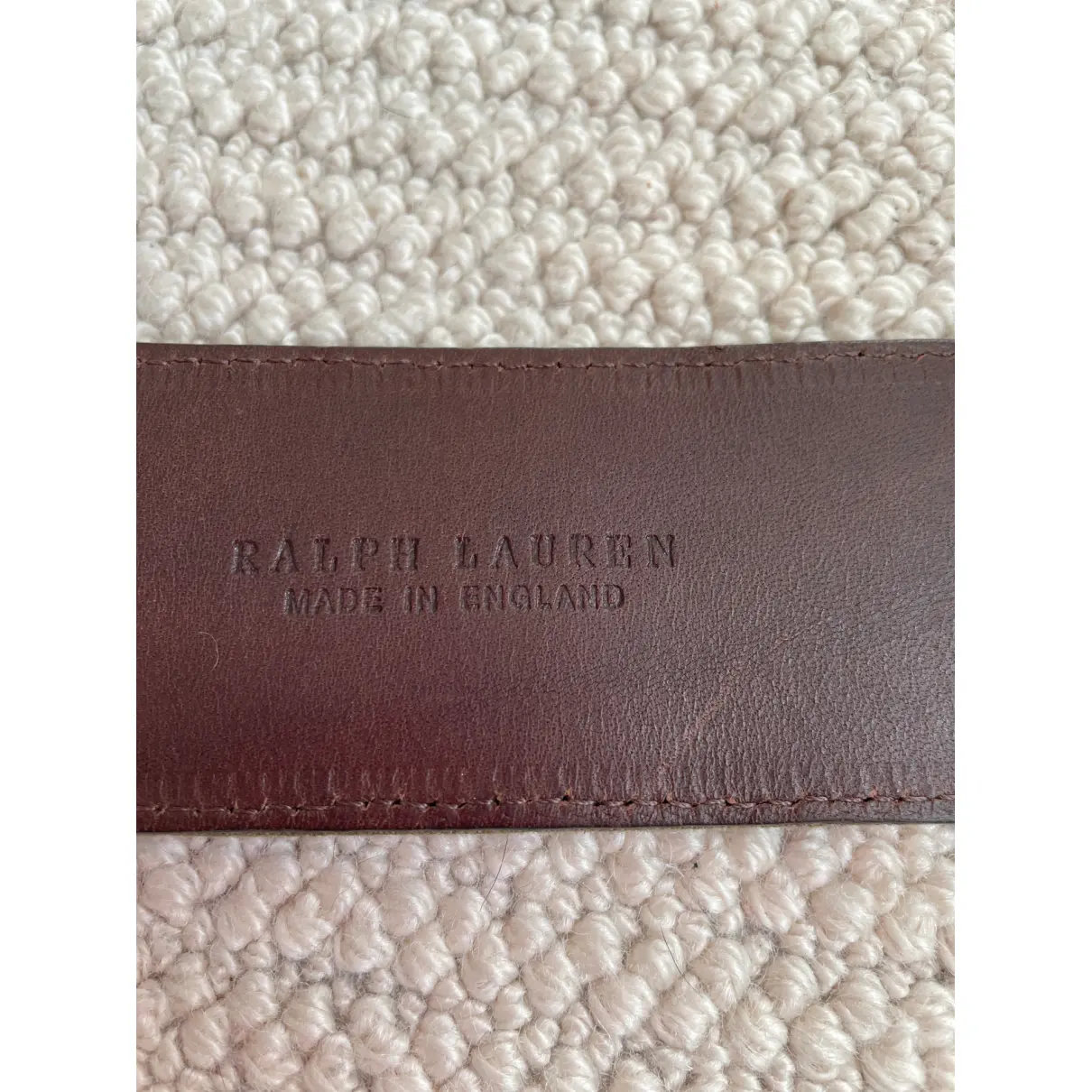 Leather belt Ralph Lauren Collection