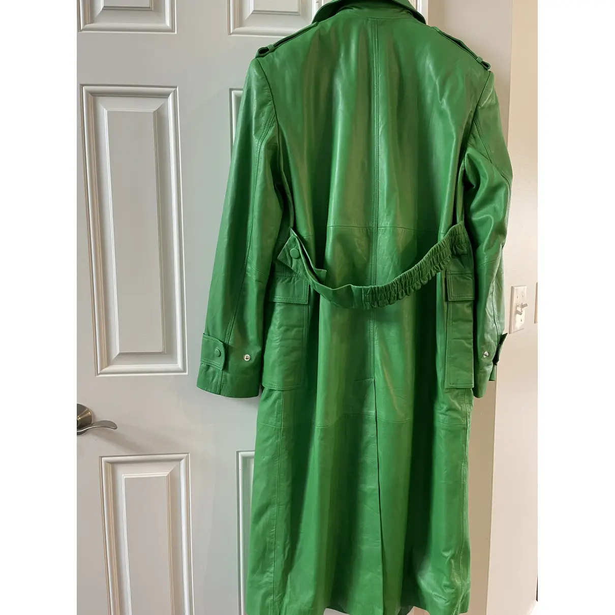 Buy Remain Biger christensen Leather trench coat online