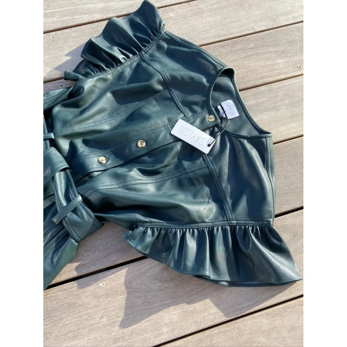Buy Saylor Leather jumpsuit online