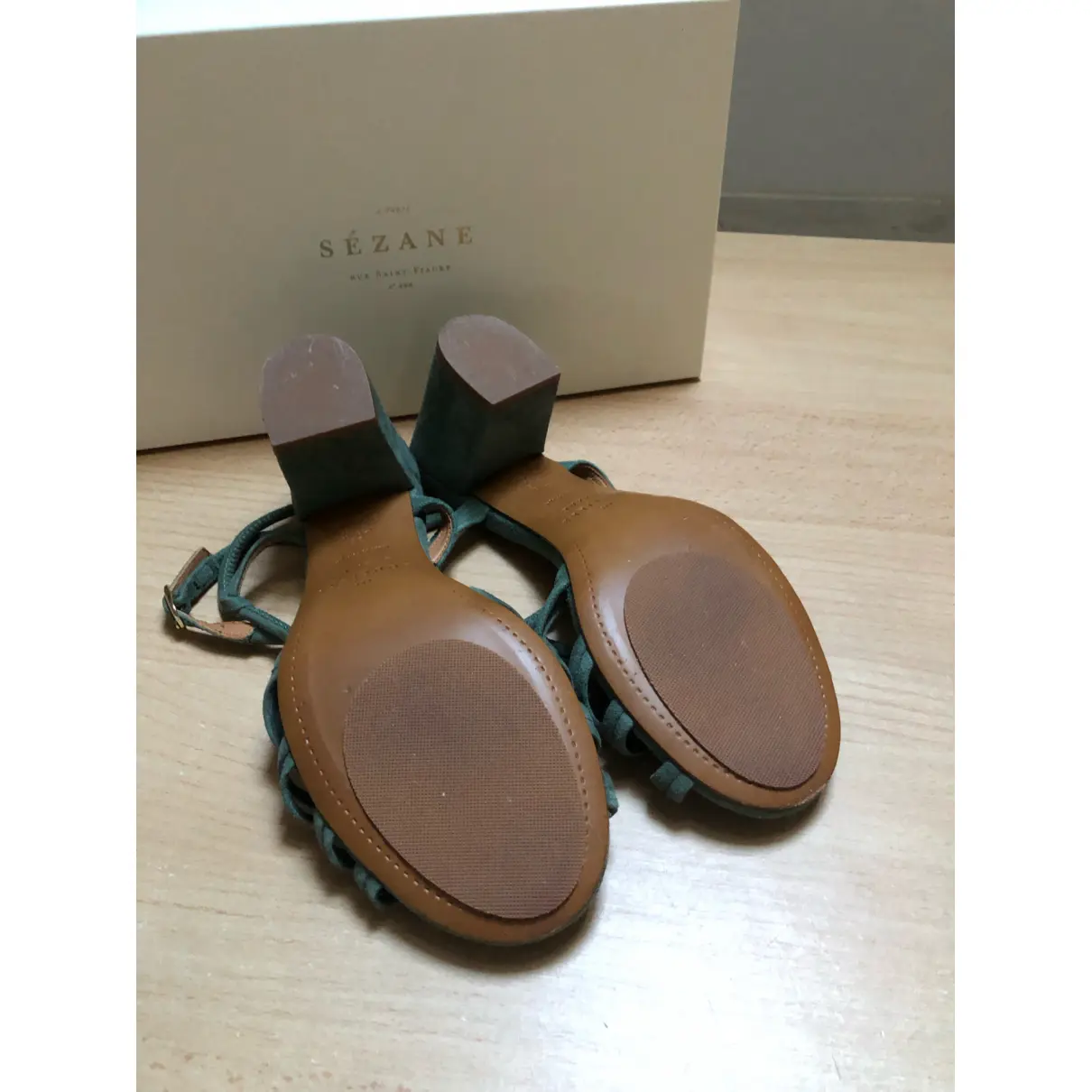 Leather sandals Sézane