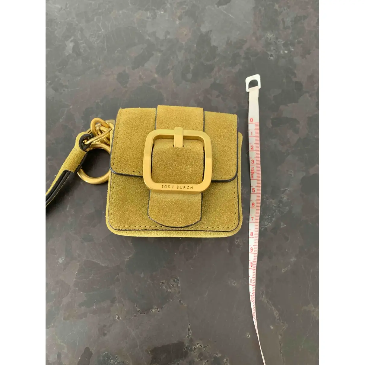 Leather key ring Tory Burch