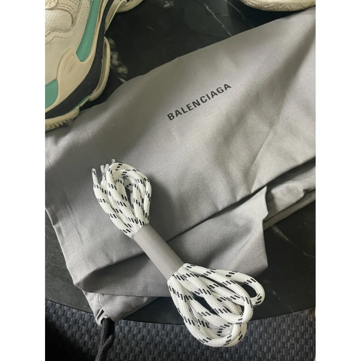 Buy Balenciaga Triple S leather trainers online