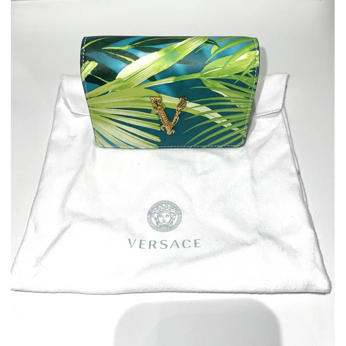 Virtus leather bag Versace