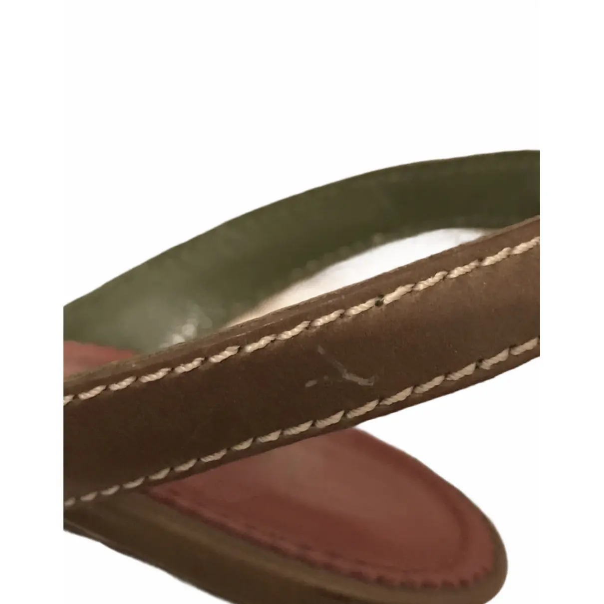 Leather sandals Yves Saint Laurent - Vintage