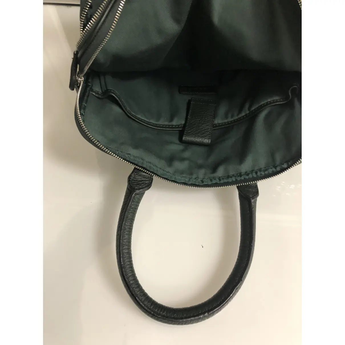 Leather satchel Zara