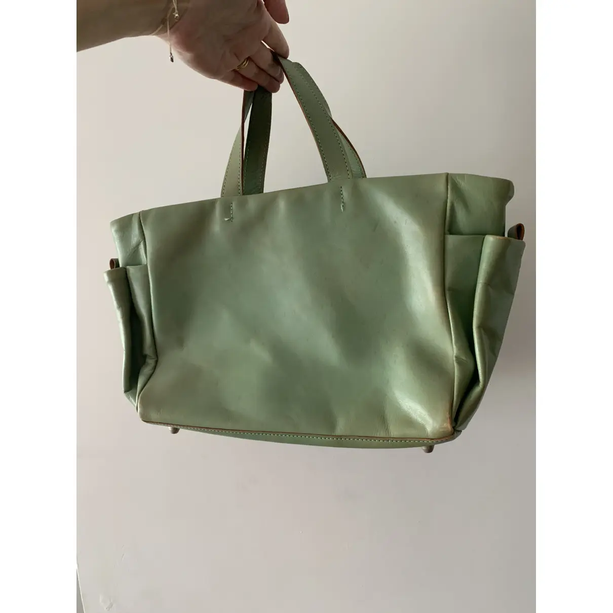 Buy Zucca Leather handbag online