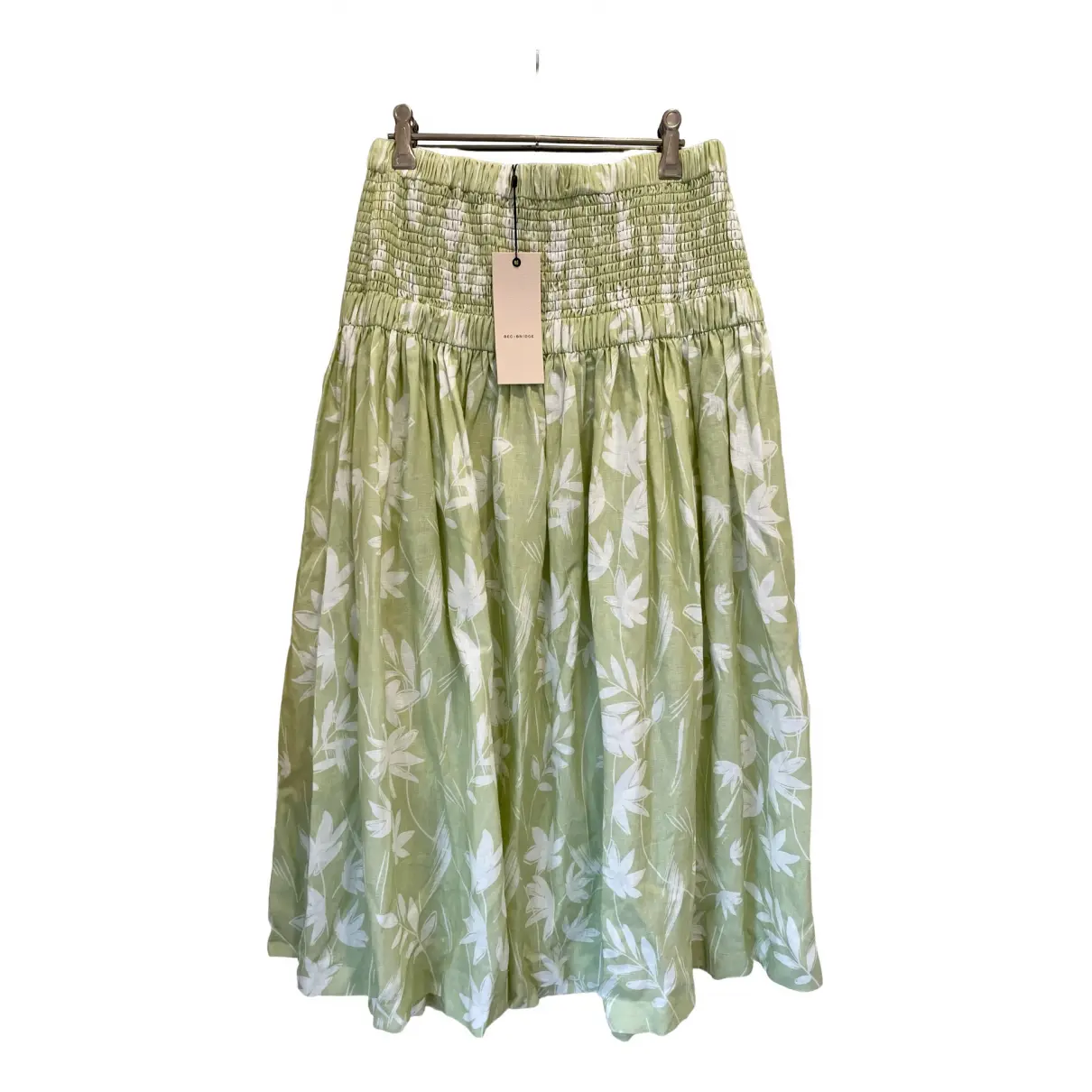 Linen mid-length skirt Bec & Bridge