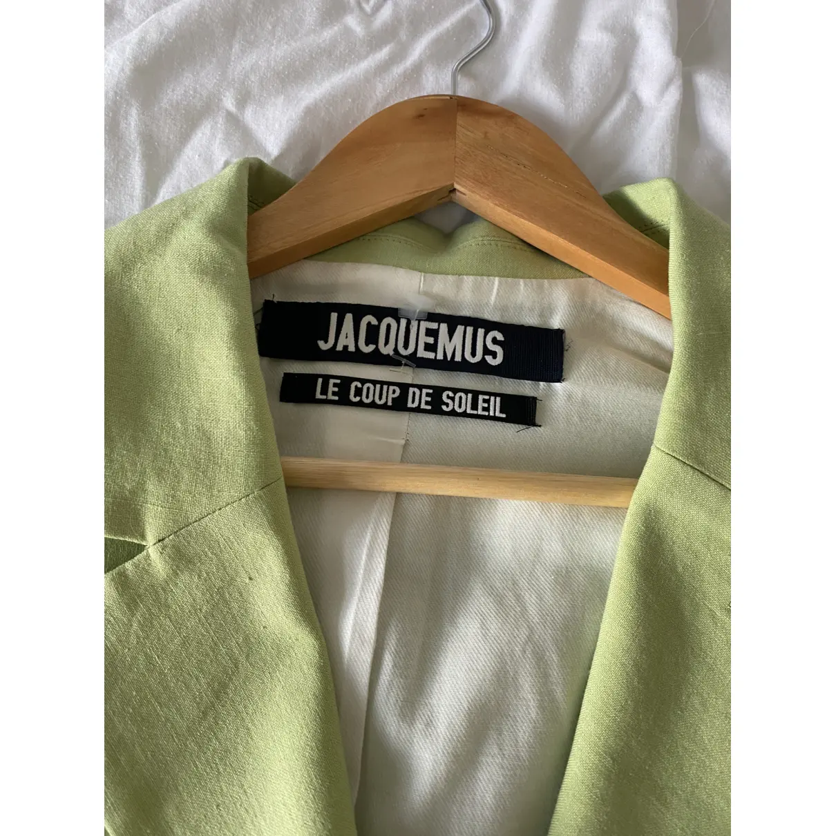 Buy Jacquemus Le coup de soleil linen blazer online