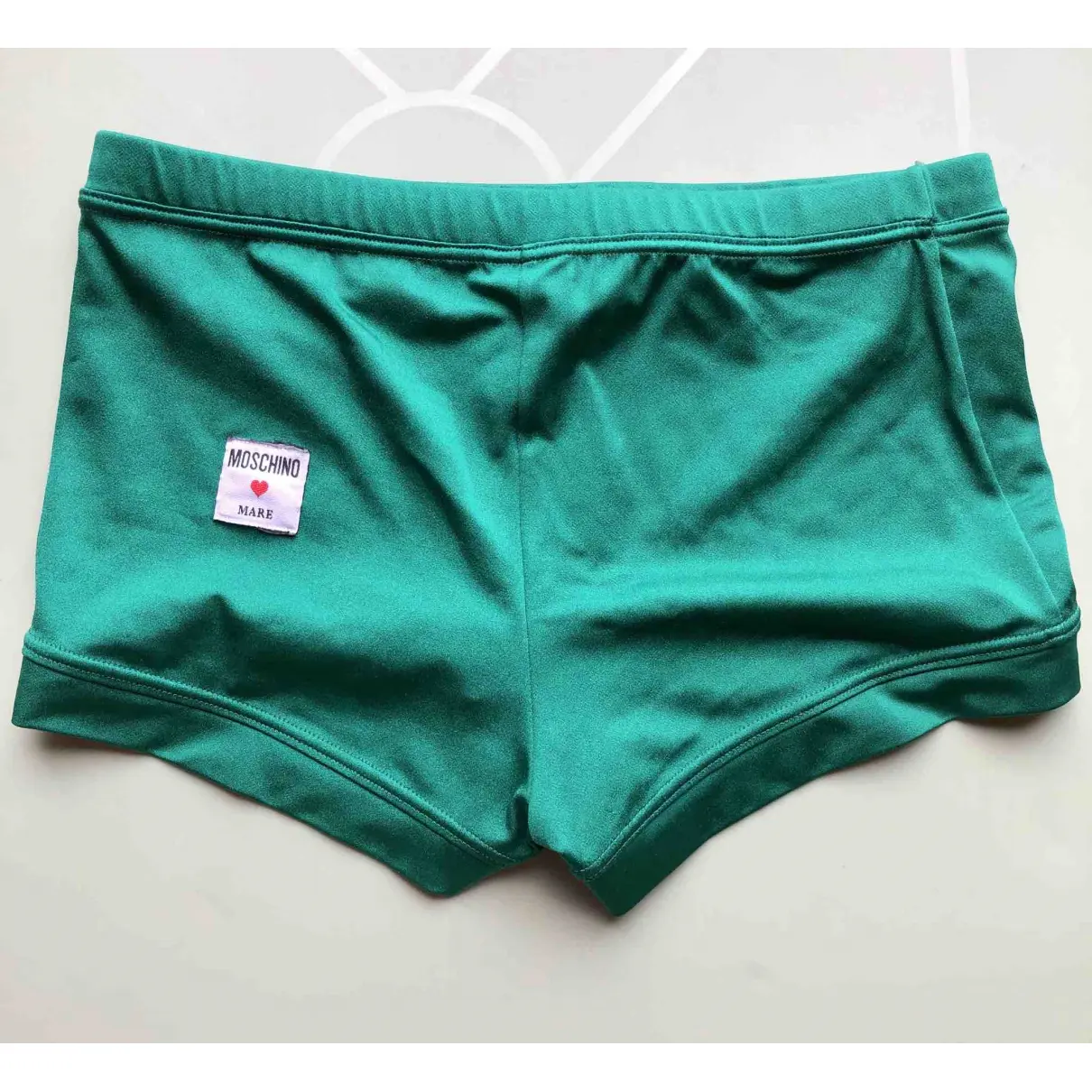 Buy Moschino Green Lycra Shorts online