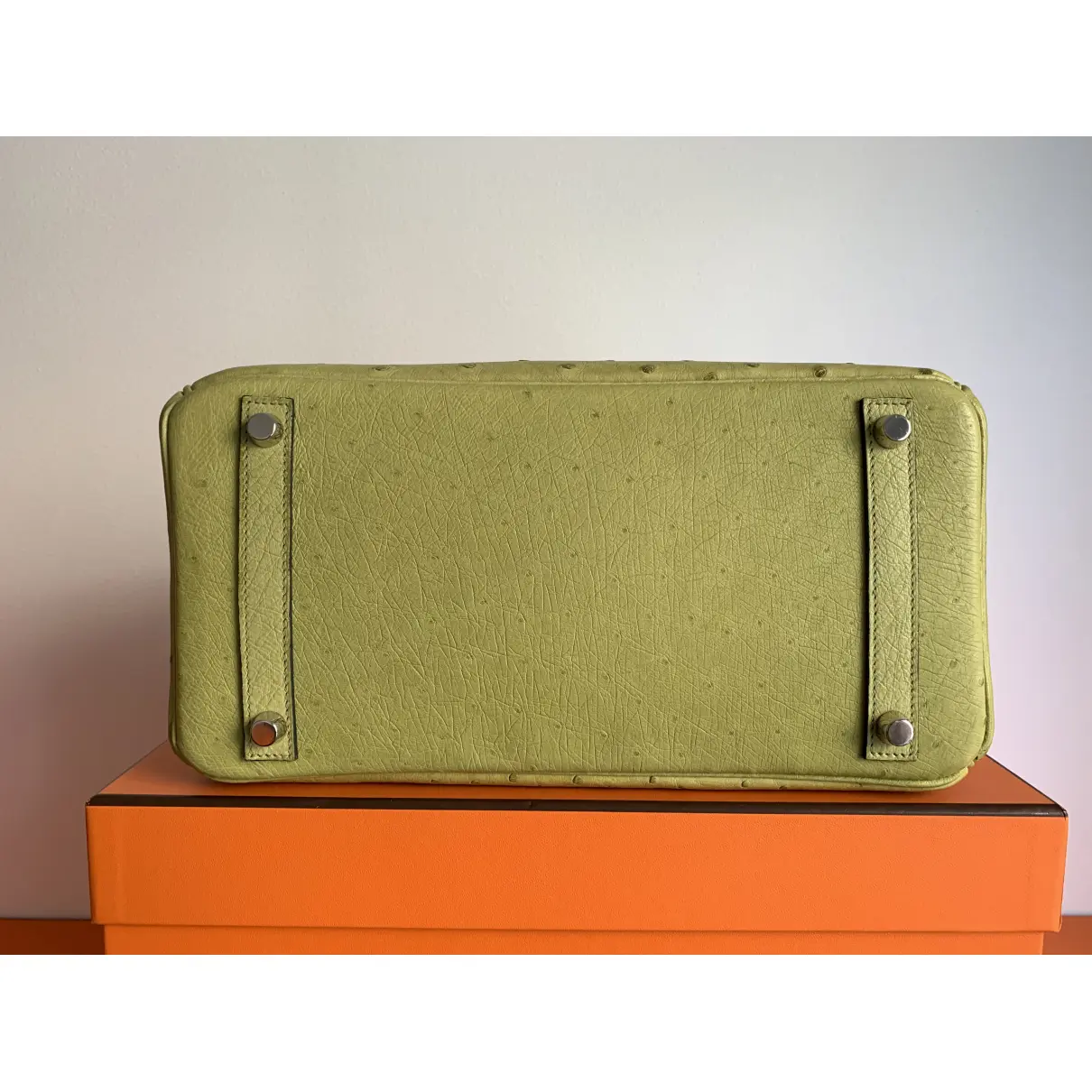 Birkin 30 ostrich handbag Hermès - Vintage