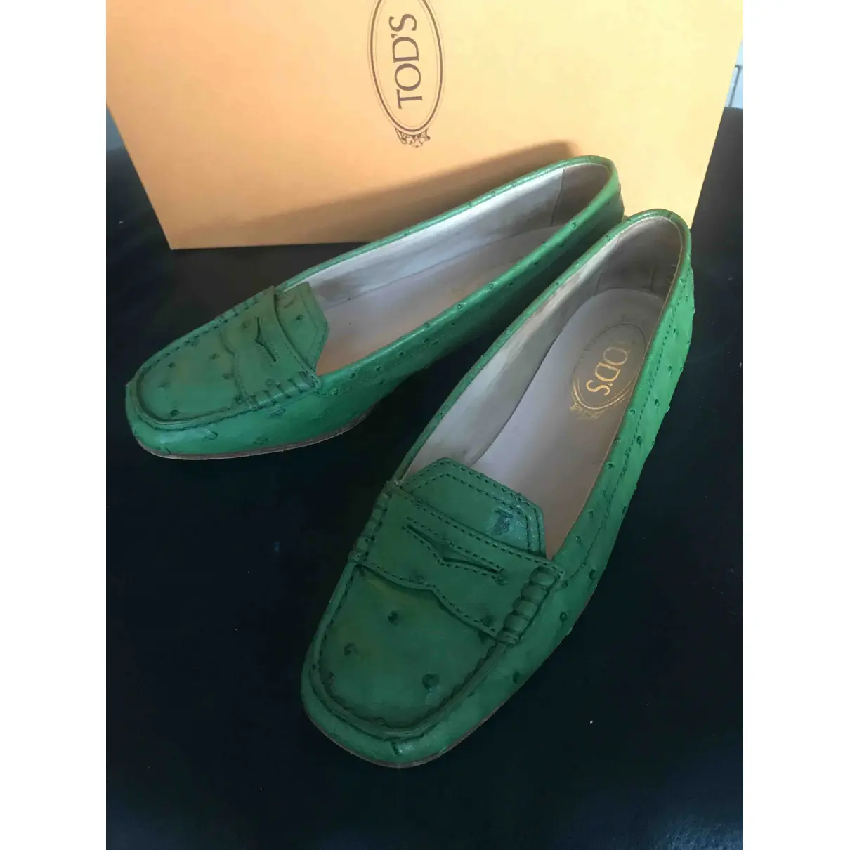 Buy Tod's Ostrich flats online