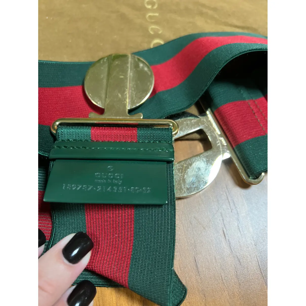 Feline Buckle belt Gucci - Vintage