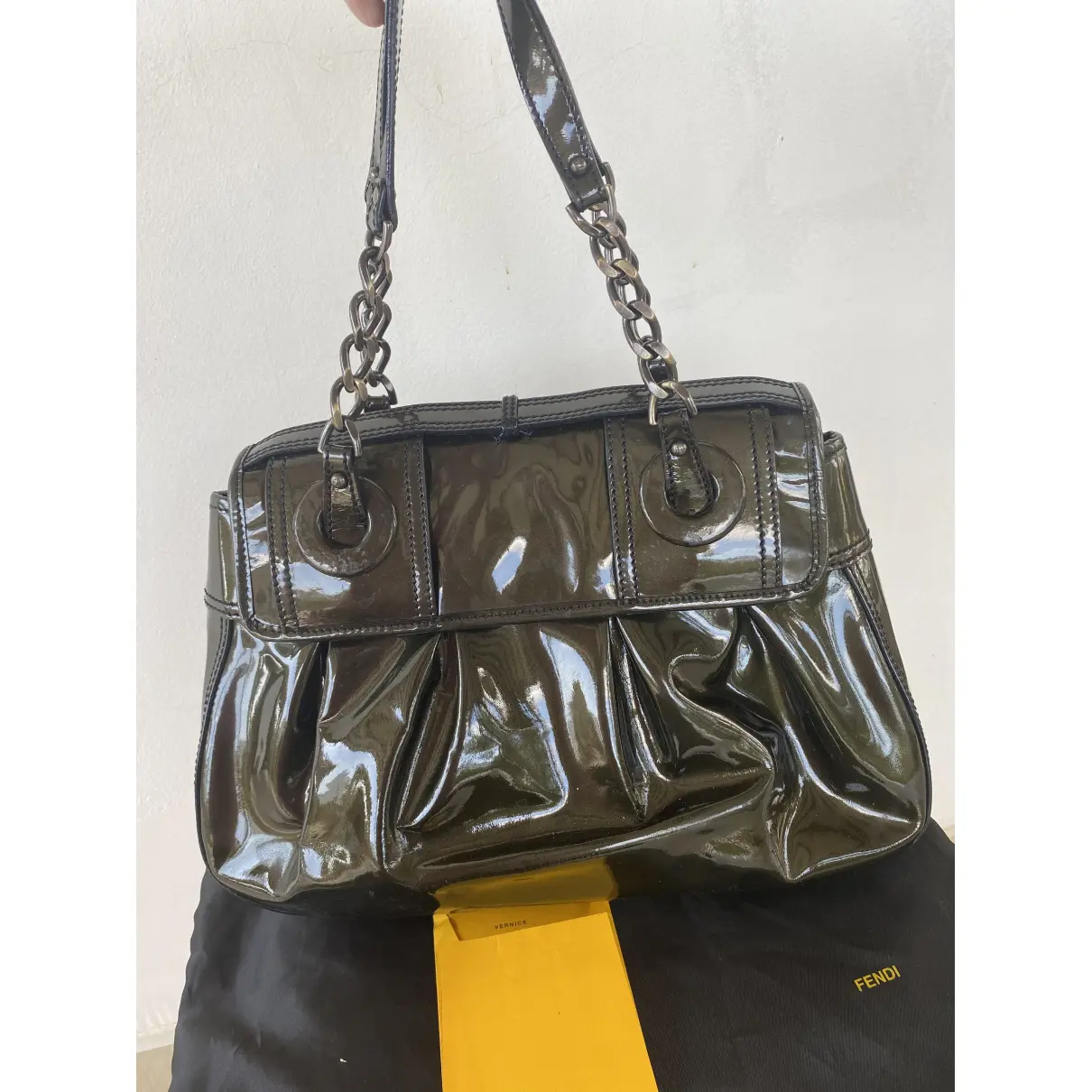 Buy Fendi Bag patent leather handbag online - Vintage