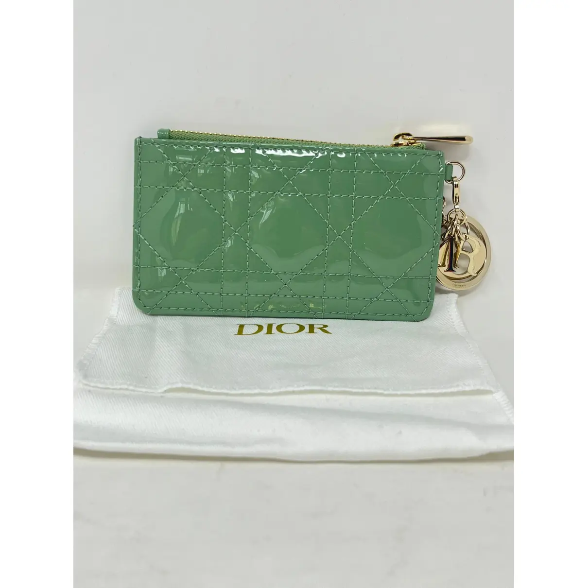 Buy Dior Lady Dior patent leather purse online